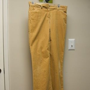 Theory Women’s Bell Bottom Corduroy pant size 2